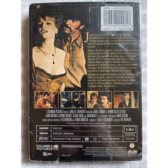 A Man Called Sledge (DVD, 2004) James Garner, Claude Akins, Laura Antonelli NEW - Picture 2 of 3